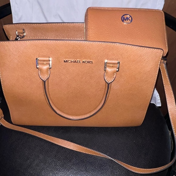 Michael Kors Brown Satchel Bag - Picture 7 of 10